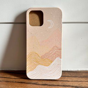 pela | Seashell Pink Peaks iPhone 12/iPhone 12 Pro case